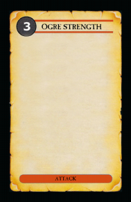 Warhammer Quest Magic Card - OGRE STRENGTH